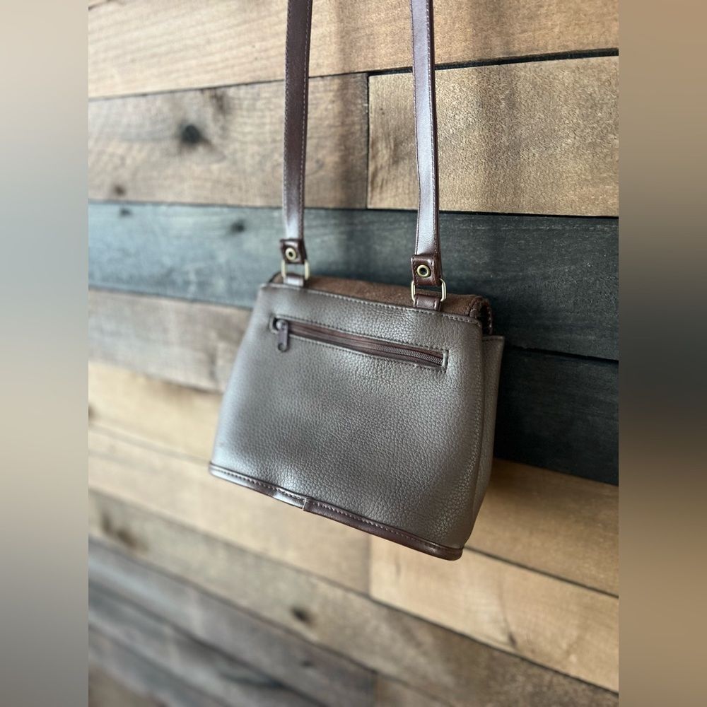 American-vintage Women's Brown and Burgundy Bag - Picture 11 of 11